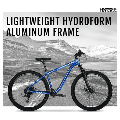 Hyper Bicycle Men's 29" Explorer Mountain Bike, Hard Tail, Blue