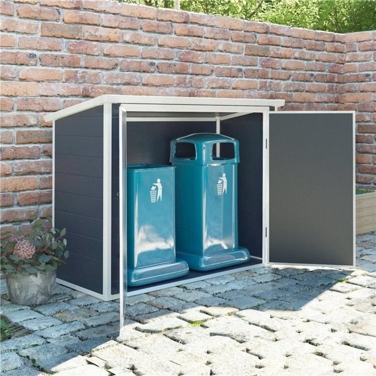 Jasmine 6x3ft Plastic Storage Unit With Foundation Kit