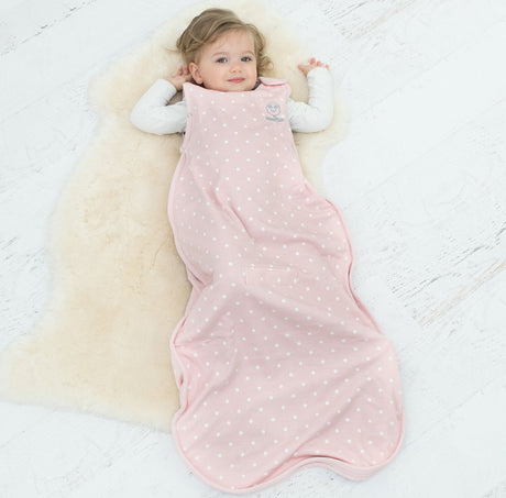 4 Season Ultimate Baby Sleep Bag, Merino Wool, 2 Months - 2 Years, Rose