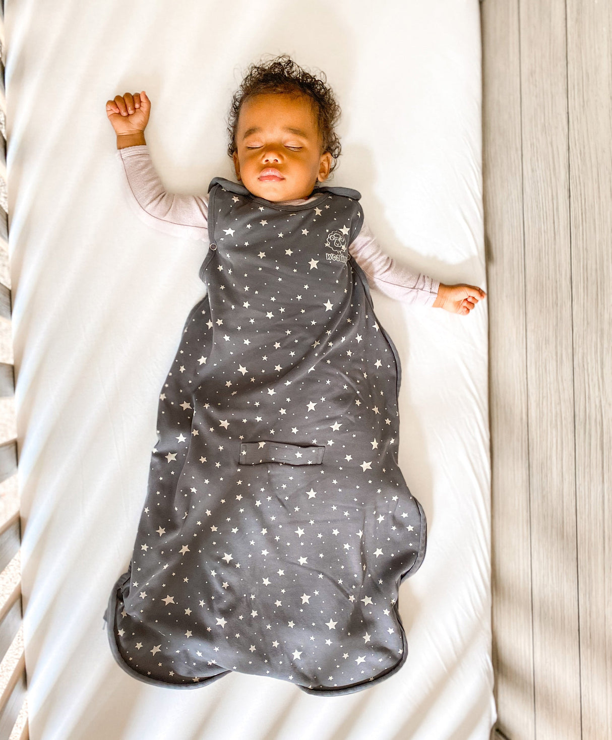 4 Season Ultimate Toddler Sleep Bag, Merino Wool, 2 - 4 Years, Star Gray