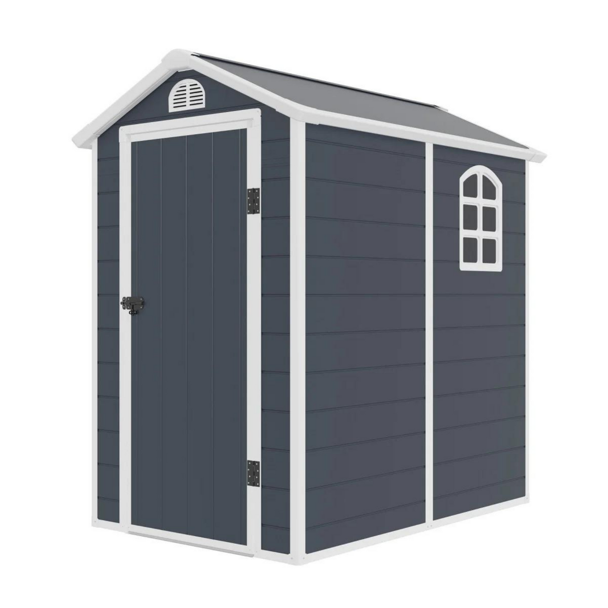 Jasmine 4x6 Plastic Apex Shed With Foundation Kit