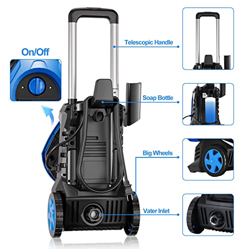 Electric Power Washer 4000PSI Max 2.6 GPM Pressure