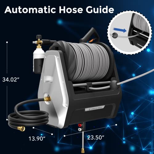 Giraffe Tools Grandfalls Pressure Washer Plus+, Electric Wall Mounted Pressure Washer