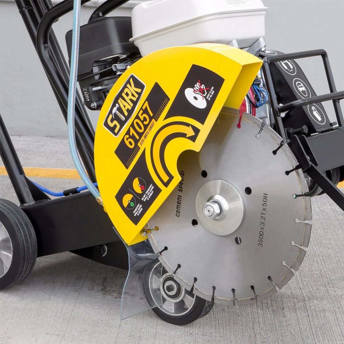 Stark USA 61057 Walk Behind Cut Off Concrete Saw w/Blade Gas 5.5hp GX160 14"