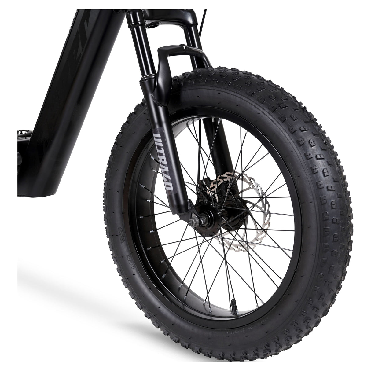 Hyper Bicycles Ultra 40 20" 36V Electric Bike for Adults, Pedal-Assist, 250W E-Bike Motor, Matte Black
