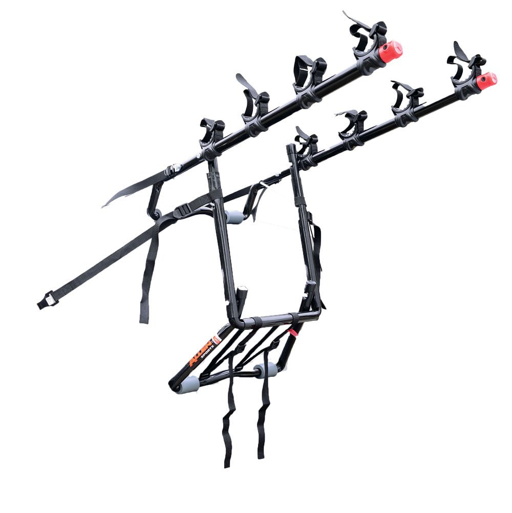 Allen Sports Deluxe 4-Bike Trunk Mount Bike Rack, Trunk Mounted, 104DB-R