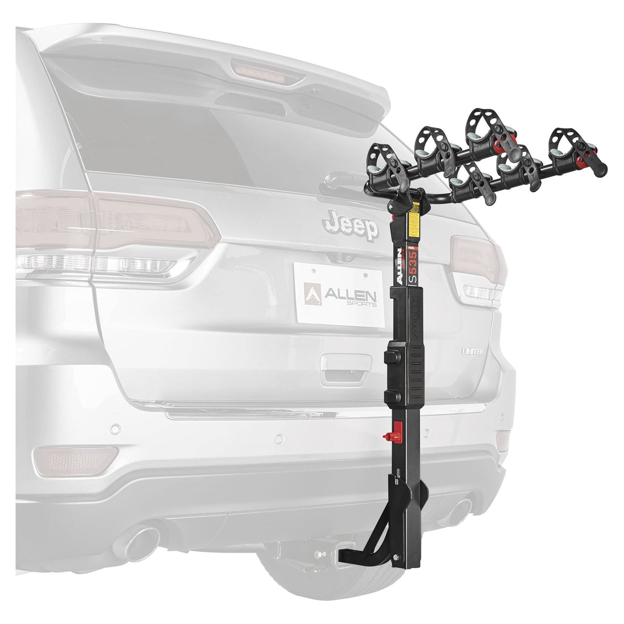 Allen Sports Premier 3-Bicycle Hitch Mounted Bike Rack Carrier, S-535