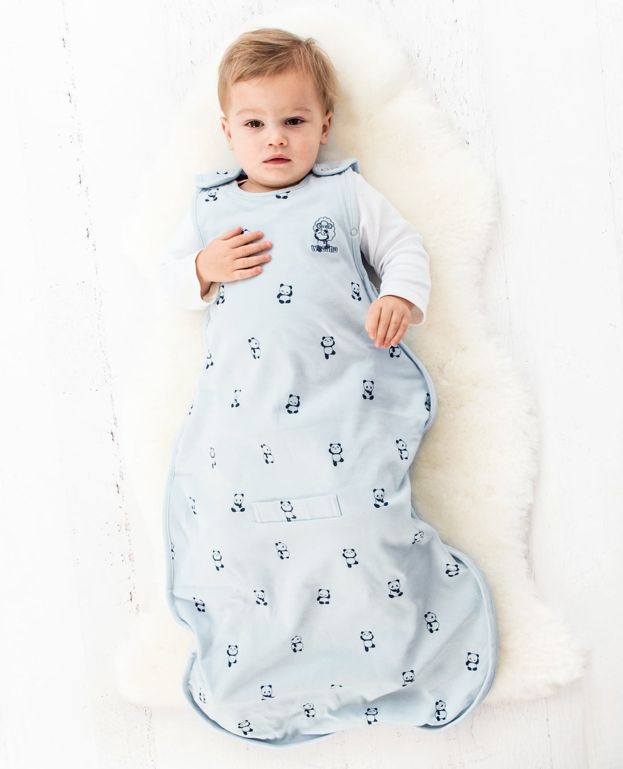 4 Season Ultimate Baby Sleep Bag, Merino Wool, 2 Months - 2 Years, Panda