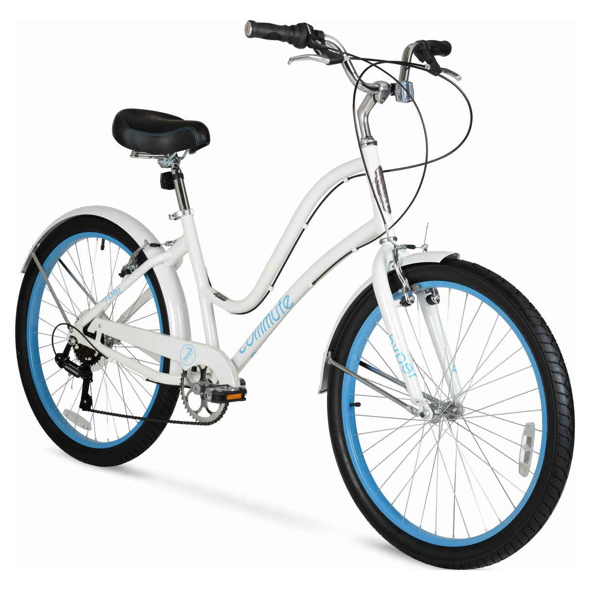 Hyper Bicycle Women's 26 In. Commuter Bike, White