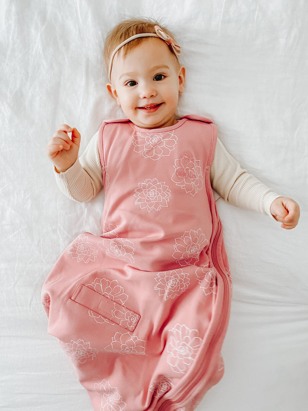 4 Season Ultimate Baby Sleep Bag, Merino Wool, 2 Months - 2 Years, Succulent