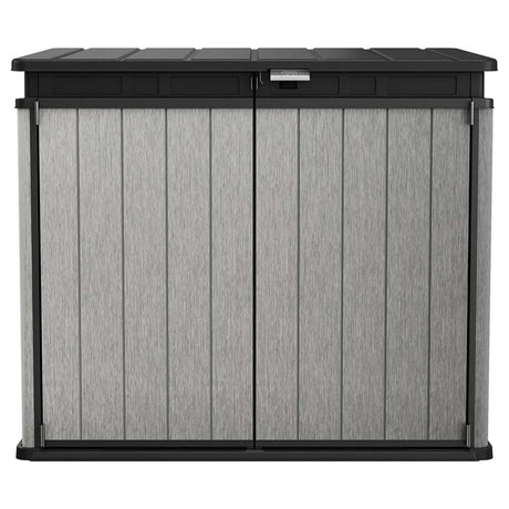 Keter Elite Store Outdoor Storage Shed 4.6 by 2.7 Foot, Deco Grey