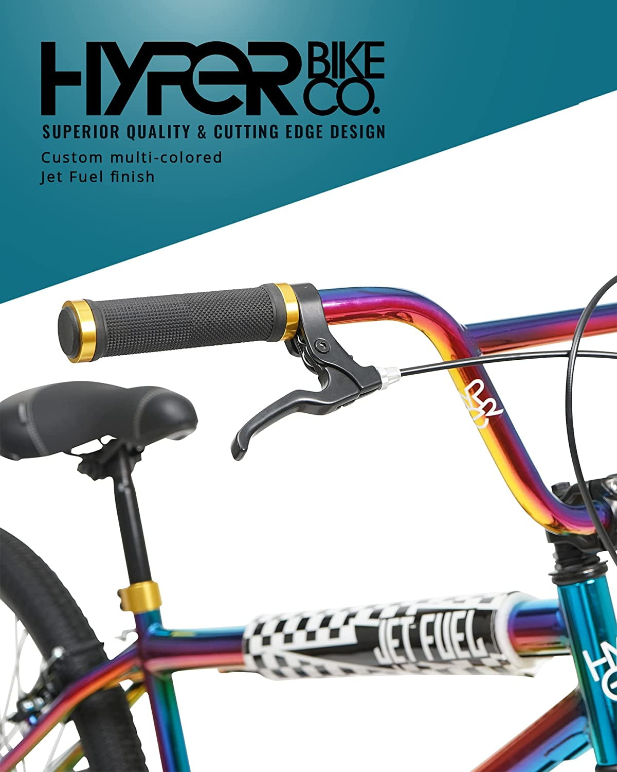 Hyper Bicycles 26" Jet Fuel BMX Bike for Adults