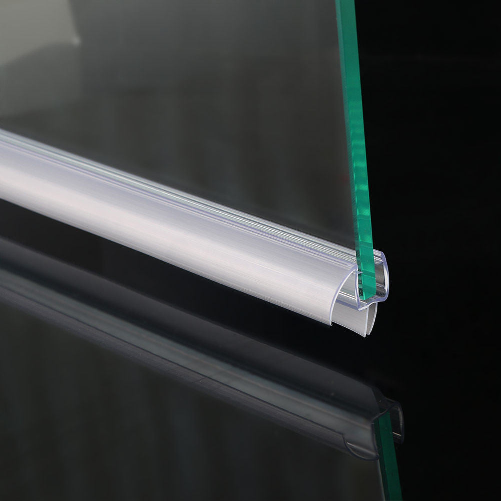 SUNNY SHOWER 36 in.L Bottom Sweep Seal Wipe Drip Rail Fit 3/8 in. Frameless Thickness Glass Shower Door