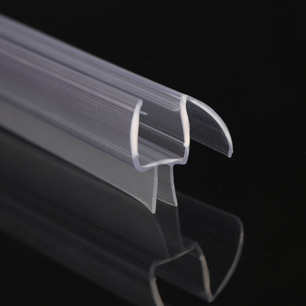 SUNNY SHOWER 36 in.L Bottom Sweep Seal Wipe Drip Rail Fit 3/8 in. Frameless Thickness Glass Shower Door