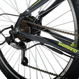 Hyper Bicycles 26" 36V Electric Mountain Bike for Adults, Pedal-Assist, 250W E-Bike Motor, Black