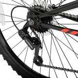 Hyper Bicycles Men's 26" Shocker Mountain Bike, Black/Red