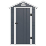 Jasmine 4x6 Plastic Apex Shed With Foundation Kit