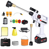 21V Cordless Pressure Washer, Max 870PSI, 2.11GPM