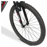 Hyper Bicycle 24" Shocker Mountain Bike for Kids, Red and Black
