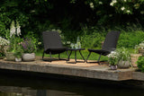 Keter Rio 3-Piece Outdoor Set, All-Weather Resin Rattan Patio Lounge Furniture, Graphite
