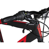 Hyper Bicycle 700c Men's Spin Fit Hybrid Bike, Black and Red