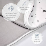 4 Season Ultimate Baby Sleep Bag, Merino Wool, 2 Months - 2 Years, Panda