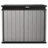 Keter Elite Store Outdoor Storage Shed 4.6 by 2.7 Foot, Deco Grey