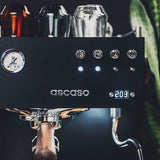 Steel UNO PID, Programmable Espresso Machine w/ Volumetric Controls, Single Thermoblock, 120V (Black)