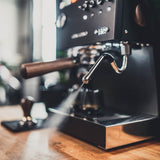 Steel UNO PID, Programmable Espresso Machine w/ Volumetric Controls, Single Thermoblock, 120V (Black)