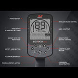 Minelab Equinox 900 Waterproof Multi-Frequency Metal Detector with 11" and 6" DD Coils and Pro-Find 20 Pinpointer